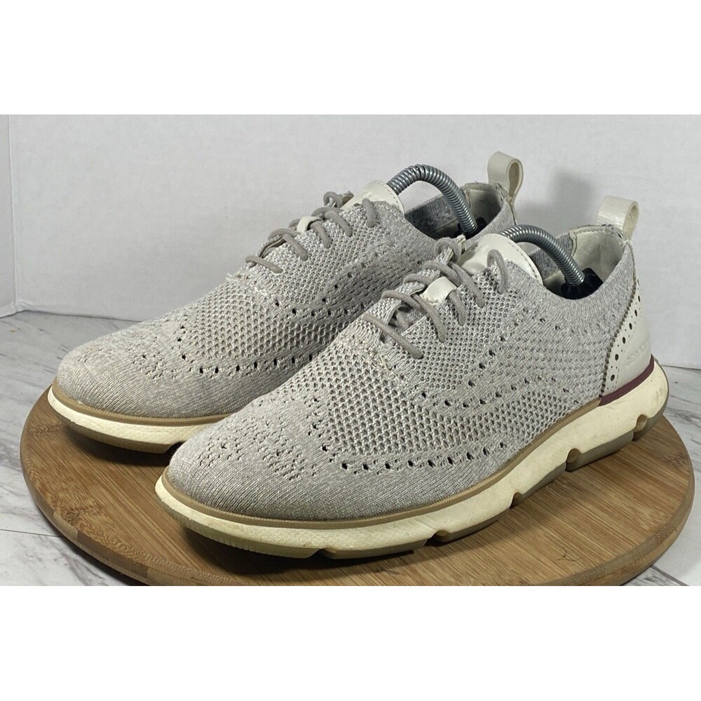 Cole Haan Memory Foam silver birch 4.ZeroGrand Stitchlite oxfords Mens Sz10M